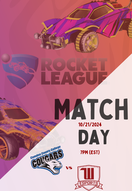 Rocket league NACE week 4 vs Camden County College